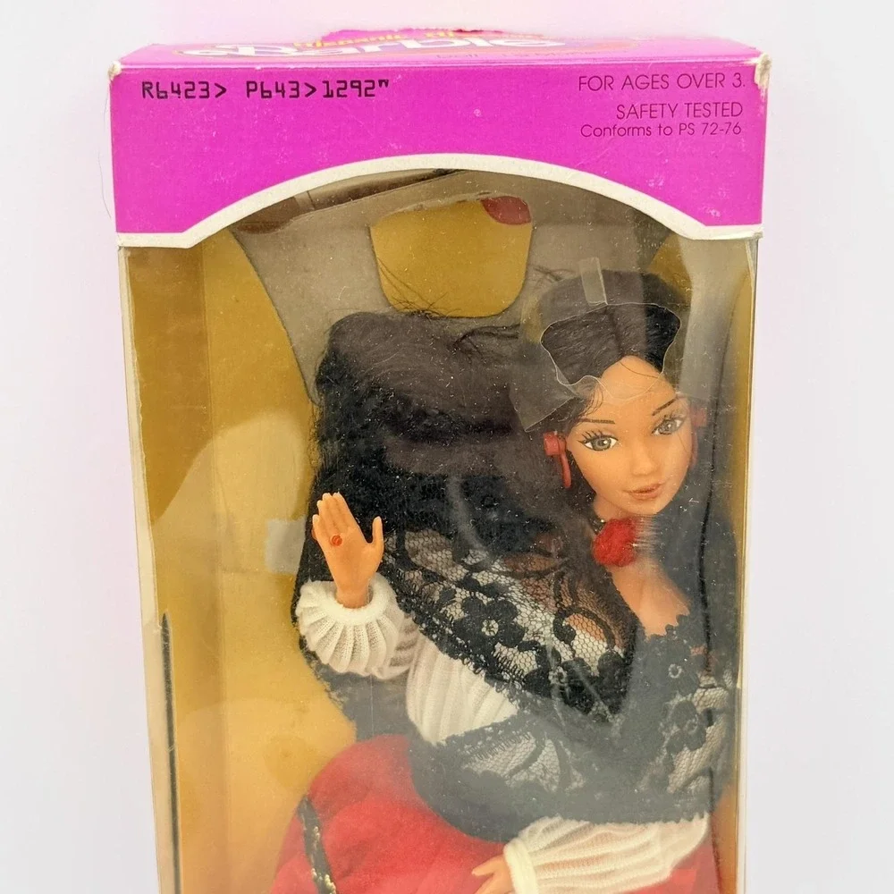 Vintage 1979 Hispanic Barbie Fashion Doll Mattel No 1292 12in In Box Taiwan